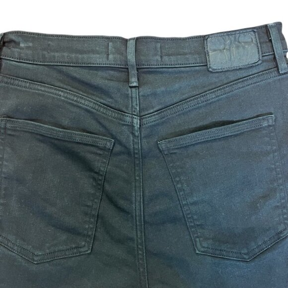 Denim Forum Lola bike short black cutoffs jean shorts Sz 29 excellent condition - Picture 7 of 10